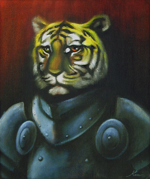 Portrait of Tiger knight