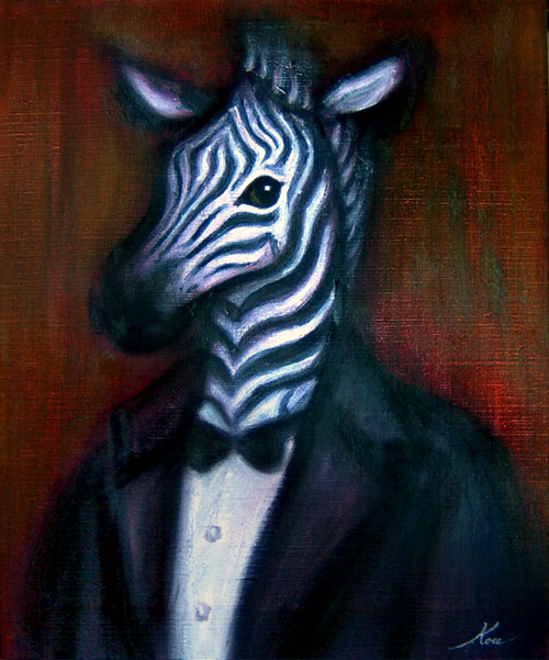 Portrait of Mr. Zebra